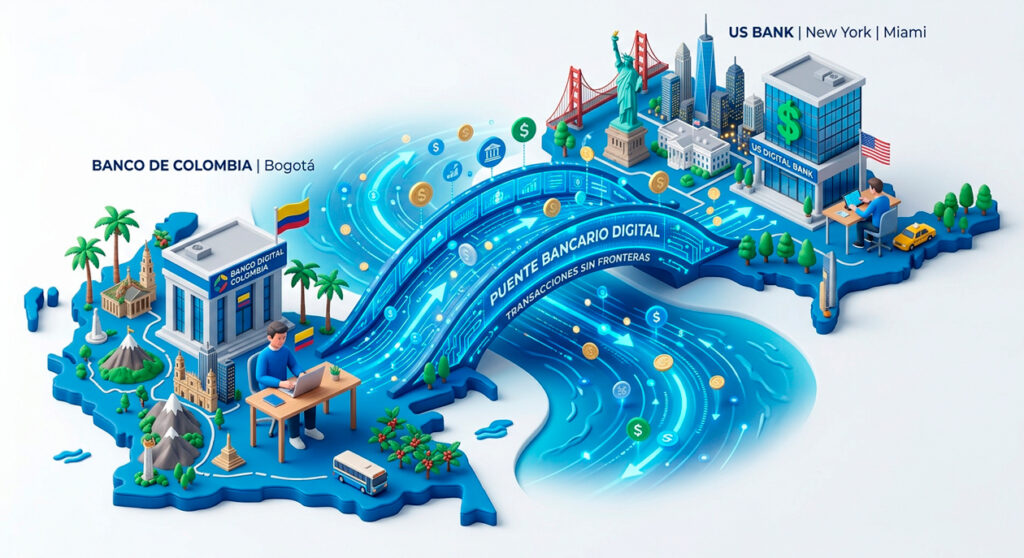 Cómo abrir una cuenta bancaria en USA desde Colombia (2026): Guía para LLCs